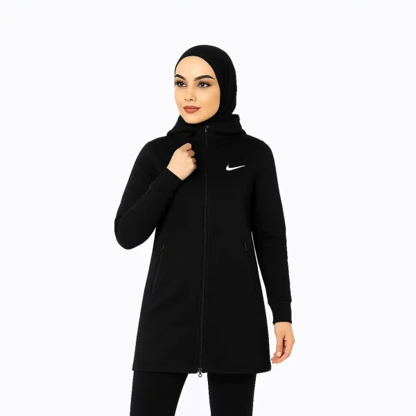 کاپشن شلوار کلاهدار زنانه طرح نایک